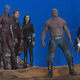 The Guardians will get a few new members in Vol. 2. Here Michael Rooker’s Yondu and Karen Gillan’s Nebula join Pratt, Saldana and Drax.